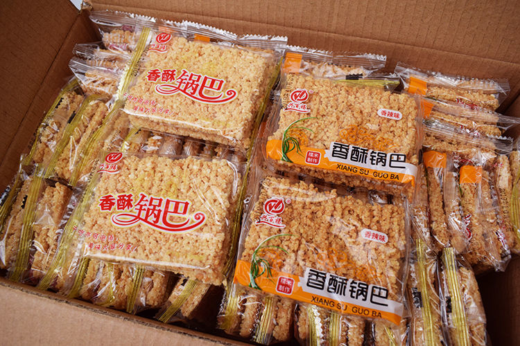 博多客膨化食品 手工糯米小米香酥锅巴，原味与麻辣的双重诱惑